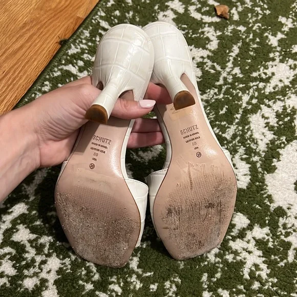 Schutz Croc Heels - Picture 4 of 5